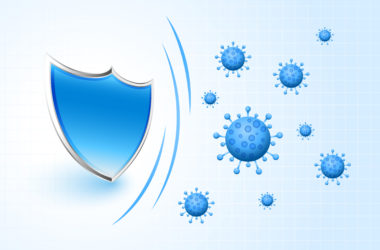 covid-19 coronavirus protection shield stopping virus to enter